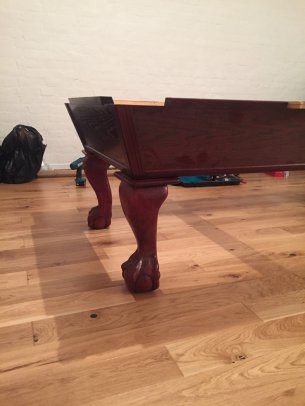 Реставрация бильярдного стола пул 8 футов